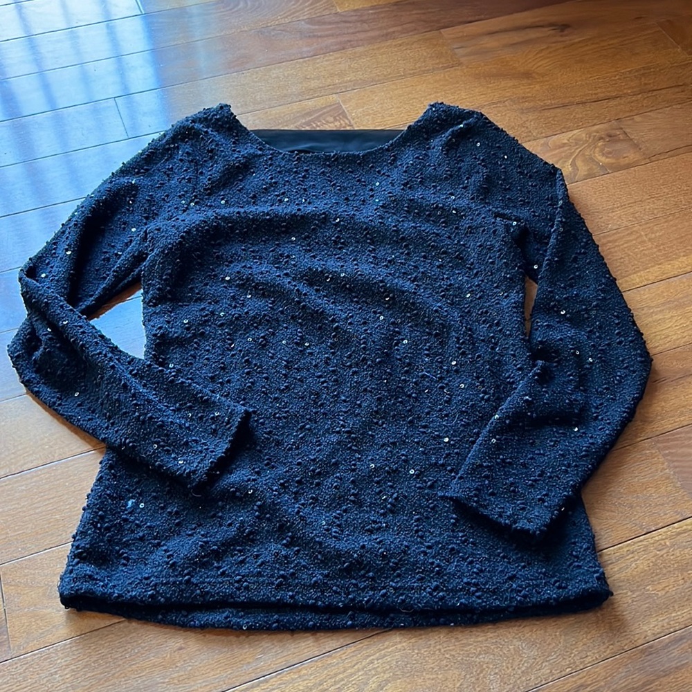 Sparkly Black Sweater-JLO